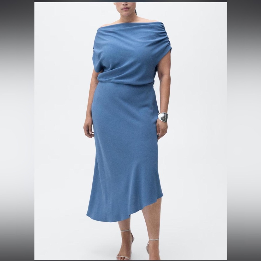 Midi off the shoulder dress